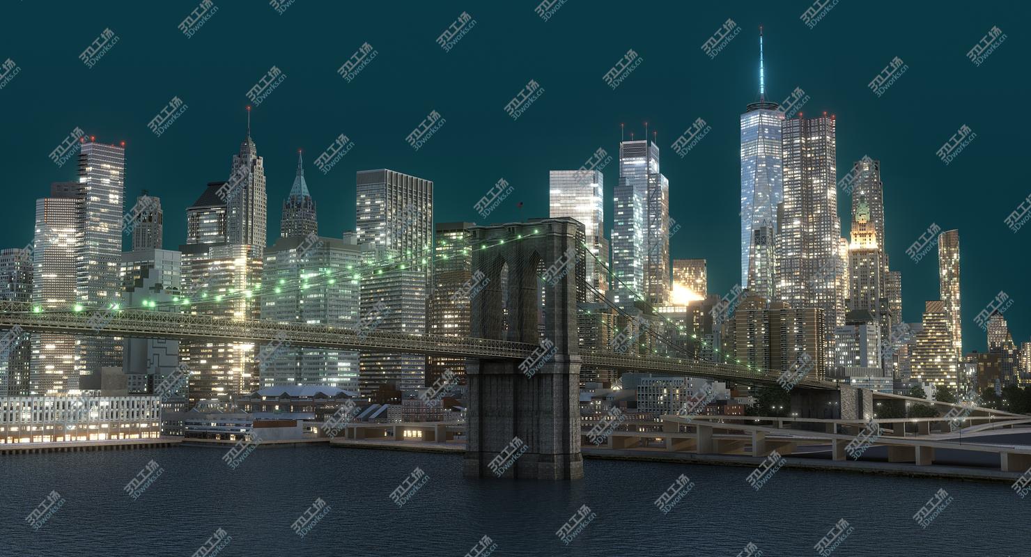 images/goods_img/20210113/3D Manhattan Lower Night Low Poly/3.jpg